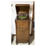 Columbia Grafonola Oak Floor Phonograph