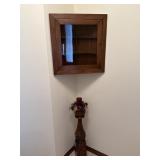 Corner Cabinet & Candle Holder Decor (Located In