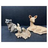 Stone Critters Deer & Animal Figurines