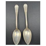 Vintage Sterling Silver spoons "Madam Jumel"