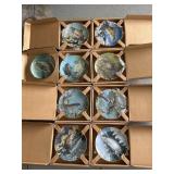 Danbury Mint Fish Collector Plates Set