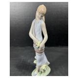 Lladro "Tulip Garden Girl" Figurine - Signed