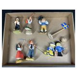 Scandinavian Folk Art Wood Figurines & Decor