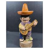 Man with sombrero hat decanter