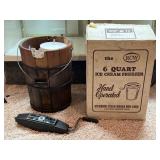 6 quart ice cream freezer