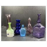 Decorative Art Glass Vases & Perfume Bottles