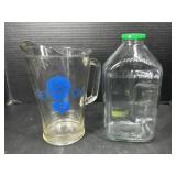 Pabst Blue Ribbon Pitcher and Jug