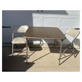 Fold up Table and 2 Chairs