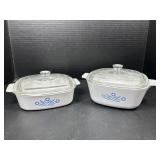 Blue Cornflower corningware Bake dishes