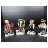 4 Lefton month Ceramic pieces