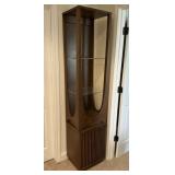 Mid Century Style Wood Curio Cabinet