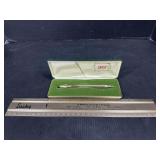 Cross Pen and Lucky Ruler