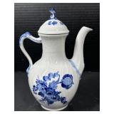 Royal Copenhagen Blue Floral Coffee Pot