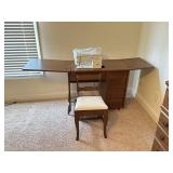 Elna Sewing Machine and sewing Table