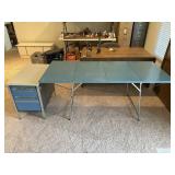 Folding Table and Filing cabinet