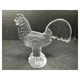 Boda Art Glass Rooster