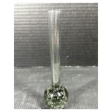 Art Glass Bud Vase Controlled Bubble Base