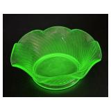 Uranium Glass Bowl
