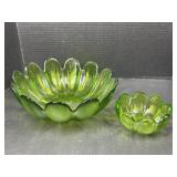 Green Glass bowls