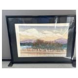 "Saplings" Landscape Framed Artwork