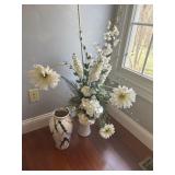 Artificial Floral Arrangement w/ Vase