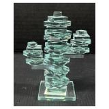 Fred Harvey Green Glass Cactus Figurine