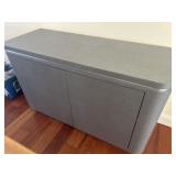 Modern Granite-Look 2 Door Cabinet