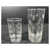 Set of Cut Pattern Glasses