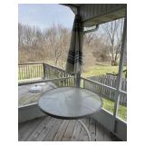 Table and Umbrella