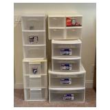 Sterilite Plastic Storage Drawer Units Collection