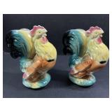 Royal Copley chicken vases