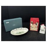 Lenox Candy Dish & Down The Chimney Party Picks