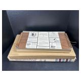 2 Food warming trays.