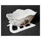 Milk Glass Sleigh bowl