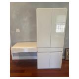 Vintage Rougier Wardrobe Cabinet w/ Vanity