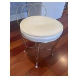 Vintage Vanity Stool w/ wire Base