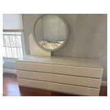 Vintage Rougier Lacquer Dresser w/ Mirror