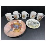 Norman Rockwell played and cups