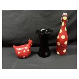 Hen House Chicken Decor With Lolea Empty Sangria