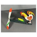 Vintage Rooster Weather Vane w/ Propeller