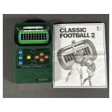 Mattel Classic Football 2 Handheld Game w/ Manual