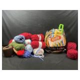 Knifty Knitter and yarn