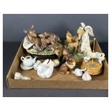 Porcelain and ceramic Animals