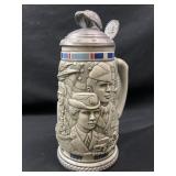 Avon tribute to the American Armed Forces stein