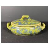 Ceramic Green and Blue Pottery Dish