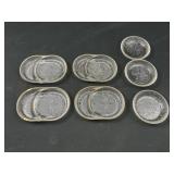 Small Glass Snack Plates