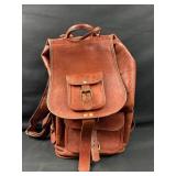 Vintage Leather Back Pack