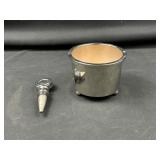 Small Ice Bucket and Wine Bottle Stopper