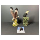 2 Large Eagle Statues and Prints