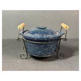 Speckled WMG Pot with Lid